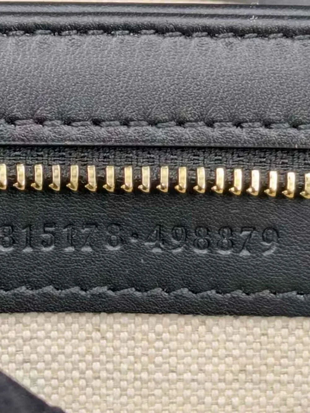 Gucci GG Supreme Monogram Canvas Horsebit 1955 Medium Flap Bag Beige Black Ebony - Picture 10 of 15